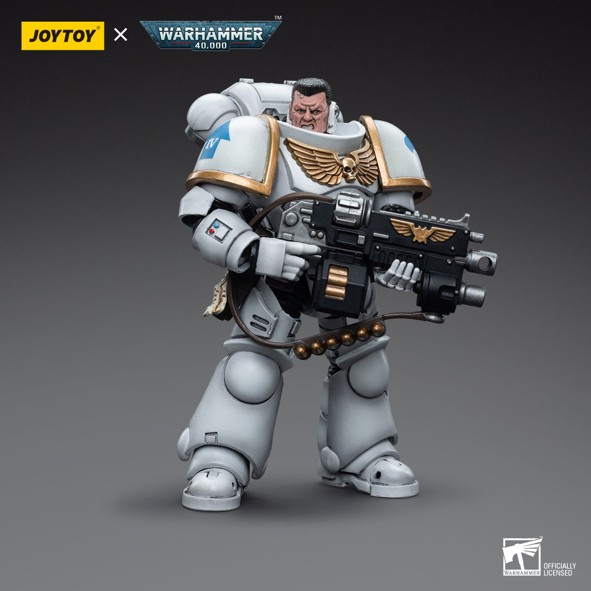 JOYTOY Warhammer 40,000 - Space Marines White Consuls Intercessors 1