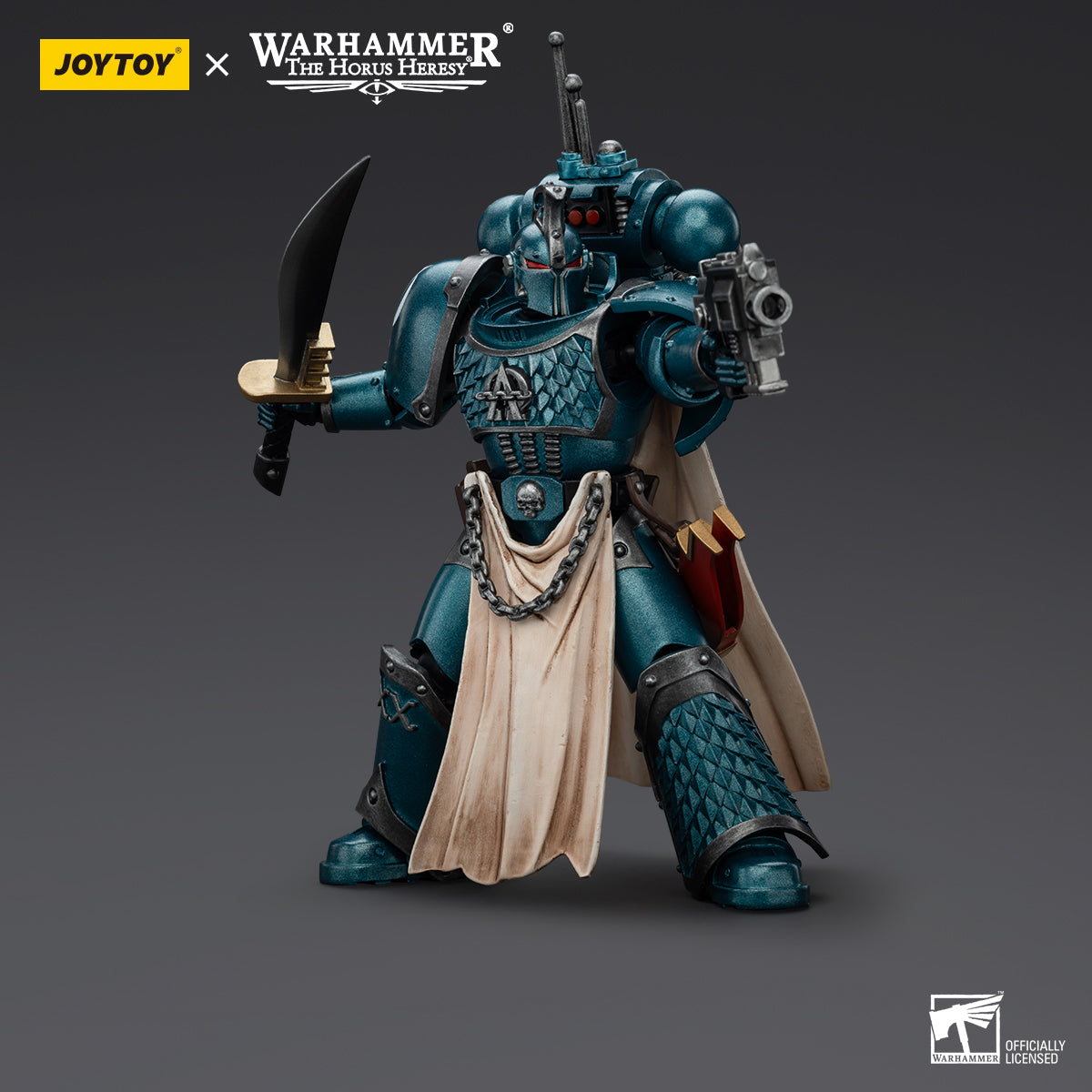 JOYTOY Warhammer The Horus Heresy - Alpha Legion Legion Praetor with Power Sword