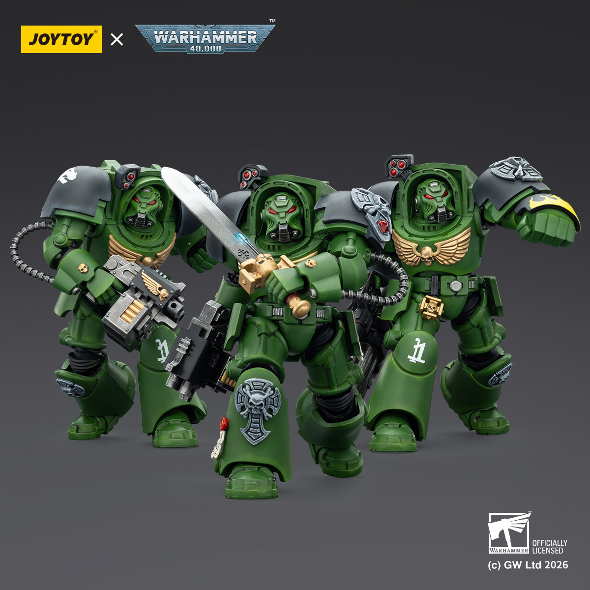 Salamanders JOYTOY Warhammer 40K Figures & Custom Repaints