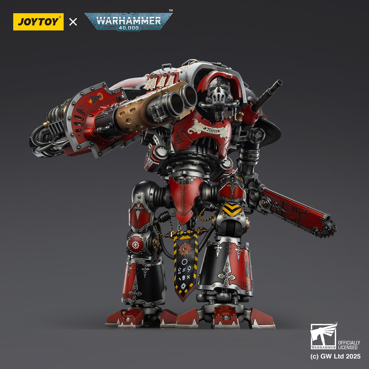JOYTOY Warhammer 40,000 - Imperial Knights House Raven Knight Errant