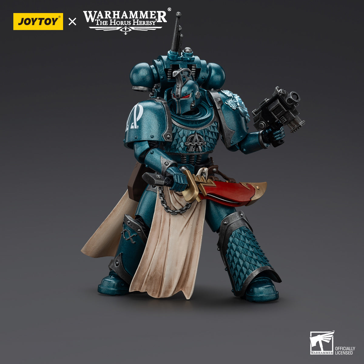 JOYTOY Warhammer The Horus Heresy - Alpha Legion Legion Praetor with Power Sword