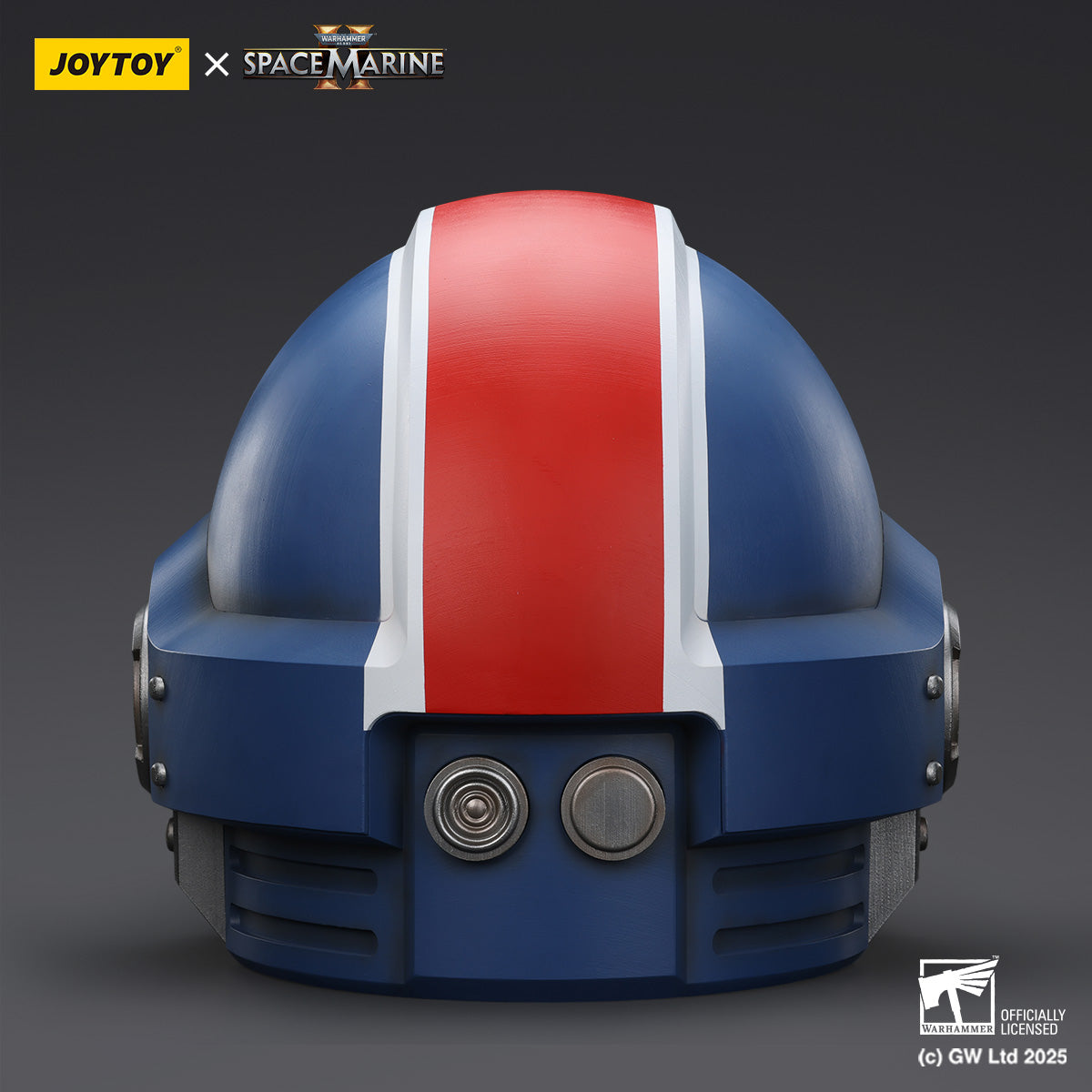 JoyToy Warhammer 40,000: Space Marine 2 Ultramarines Lieutenant Titus' MkX Helmet