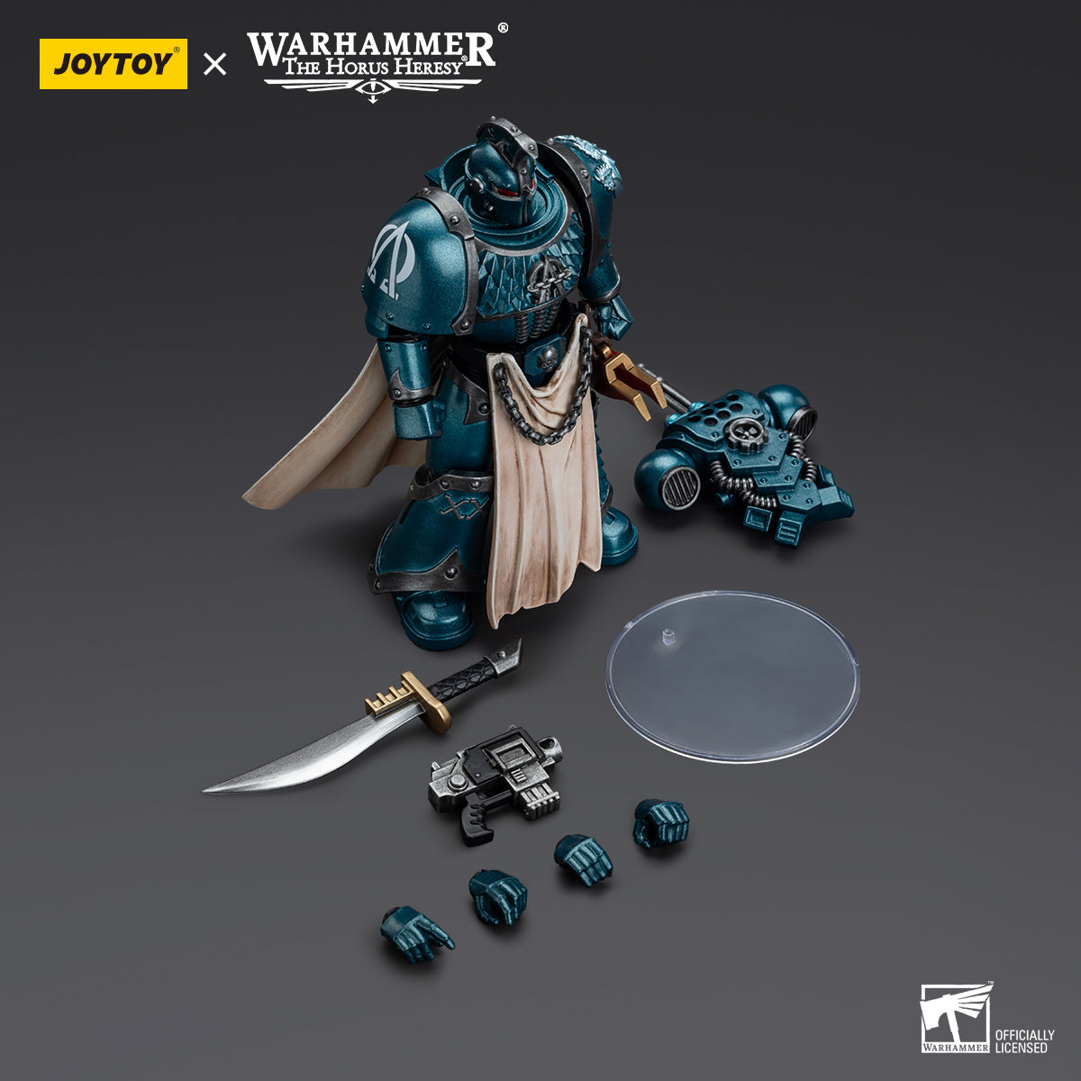 JOYTOY Warhammer The Horus Heresy - Alpha Legion Legion Praetor with Power Sword