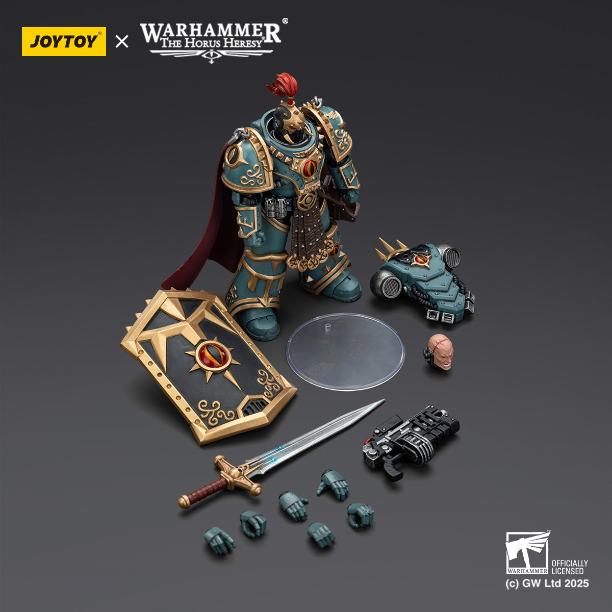 JOYTOY Warhammer The Horus Heresy - Sons of Horus 'Little’ Horus Aximand,Captain of the 5th Company