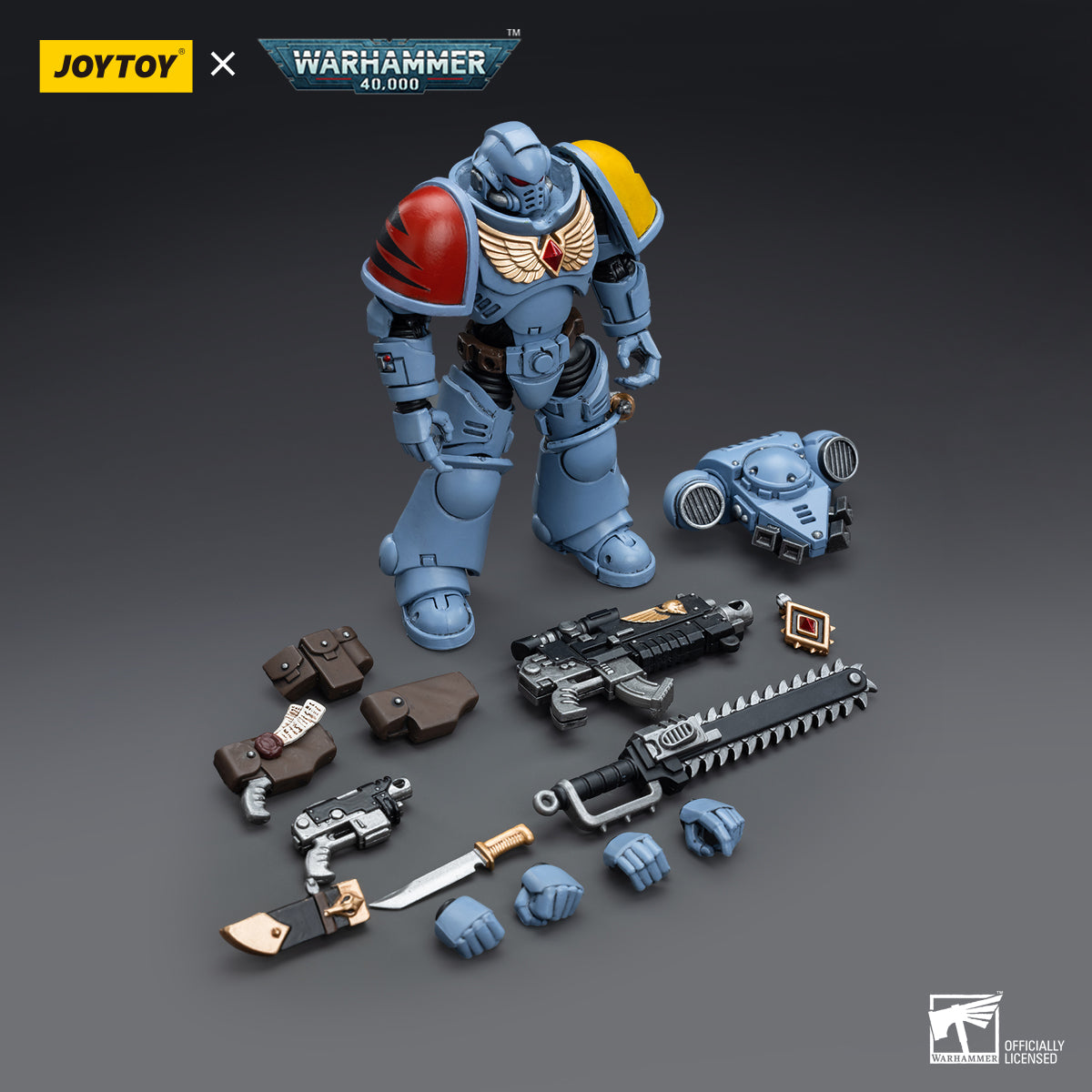 JOYTOY Warhammer 40,000 - Space Wolves Intercessors