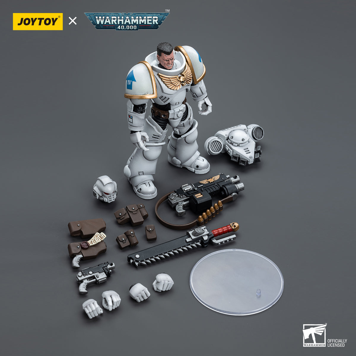 JOYTOY Warhammer 40,000 - Space Marines White Consuls Intercessors 1