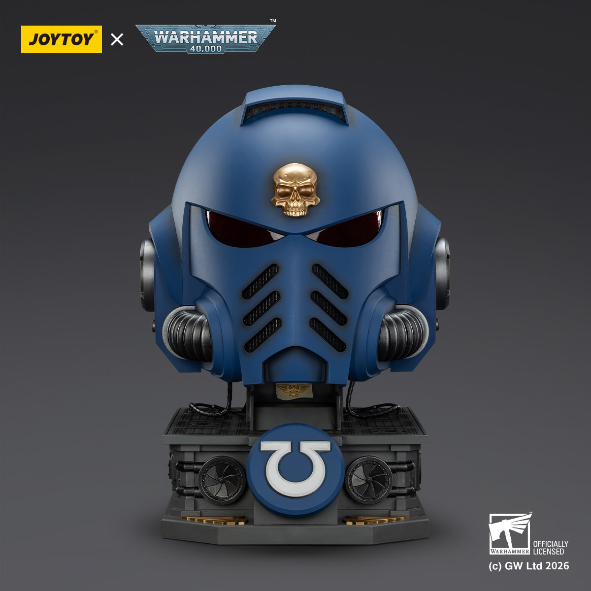 JOYTOY Warhammer 40,000 - Ultramarines Captain MkX Helmet