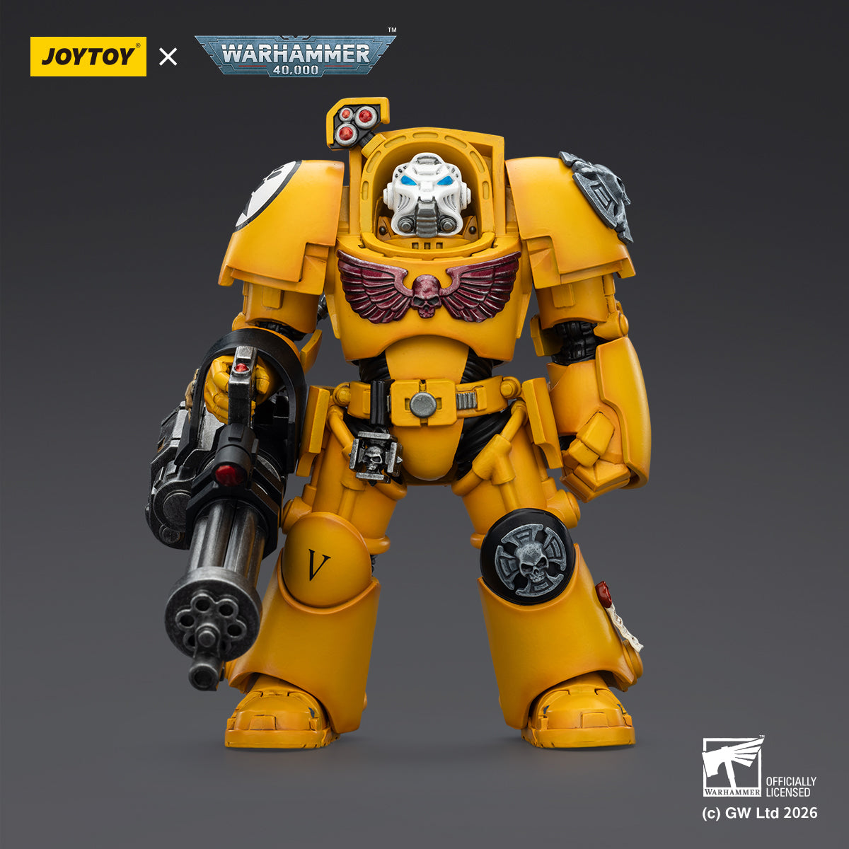 JOYTOY Warhammer 40,000 - Imperial Fists Terminator Squad (3-Man Unit)