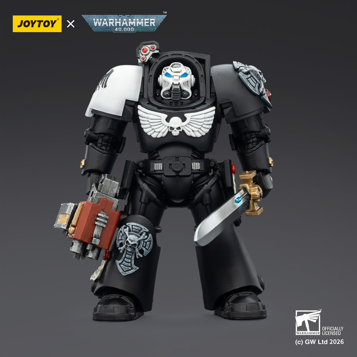 JOYTOY Warhammer 40,000 - Raven Guard Terminator Squad (3-Man Unit)