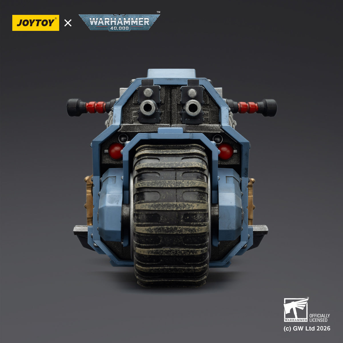 JOYTOY Warhammer 40,000 - Space Wolves Raider-pattern Combat Bike with twin-linked bolt rifles
