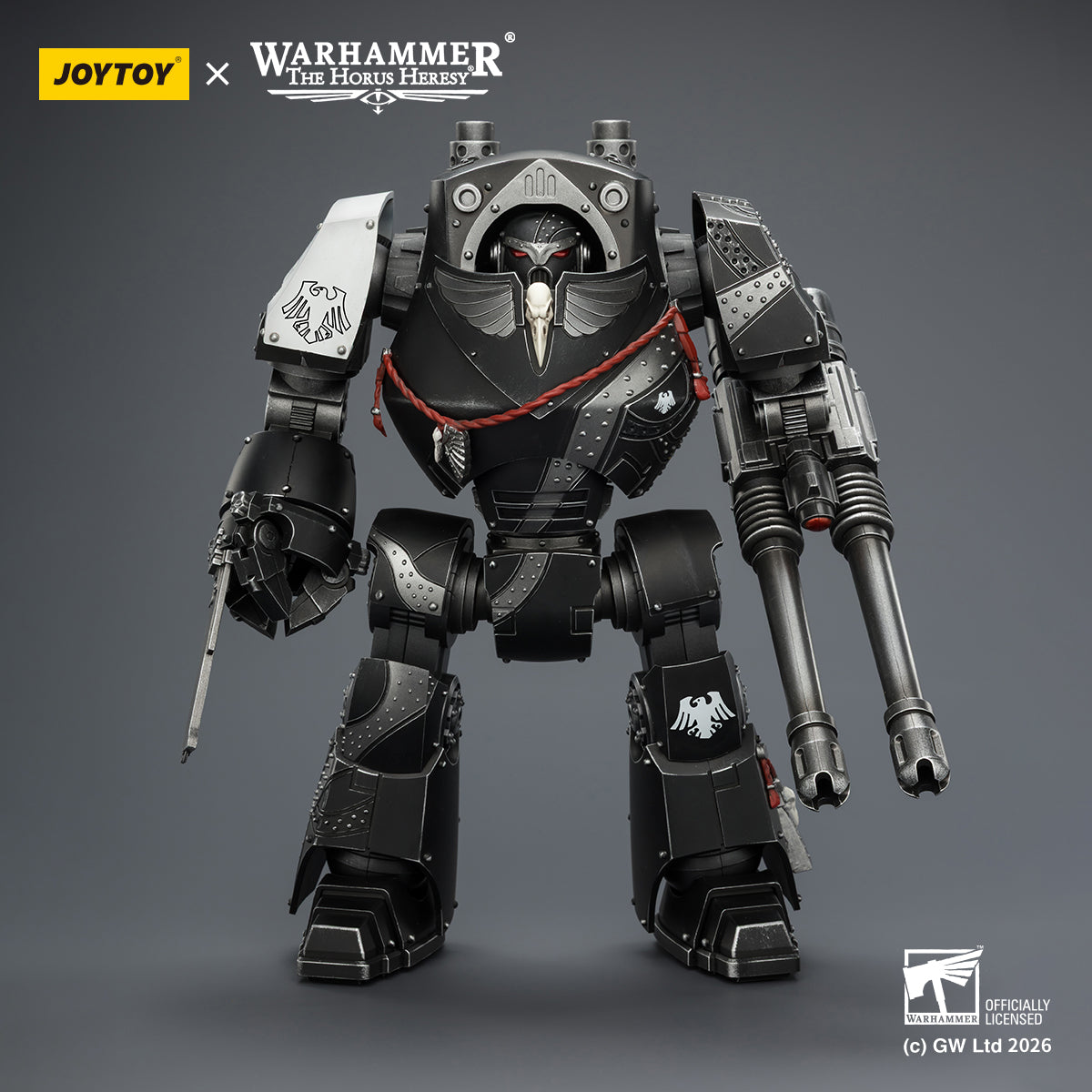 JOYTOY Warhammer The Horus Heresy - Raven Guard  Contemptor Dreadnought with Gravis autocannon and Chainfist