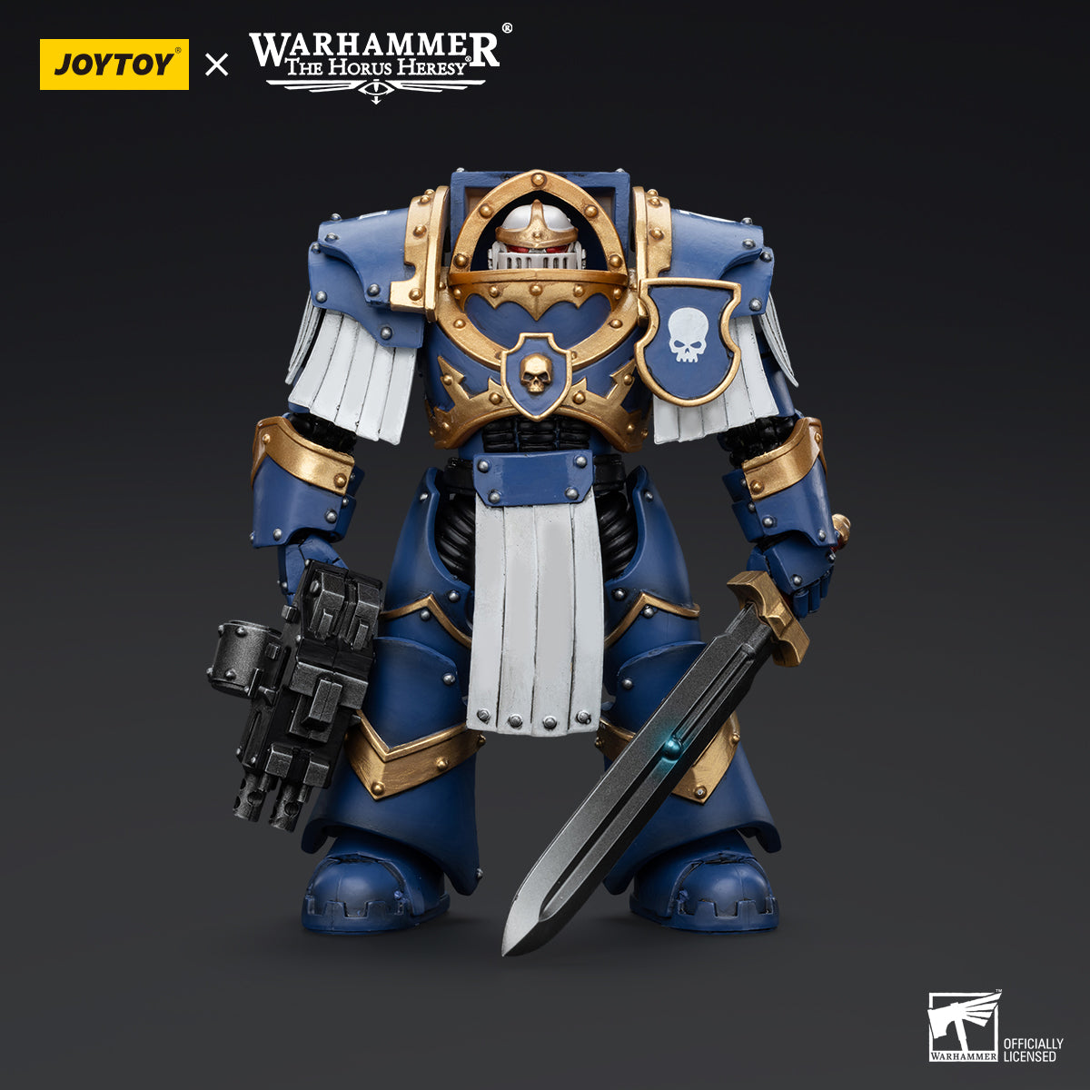 JOYTOY Warhammer The Horus Heresy - Ultramarines Cataphractii Terminator Squad Sergeant with Power Sword