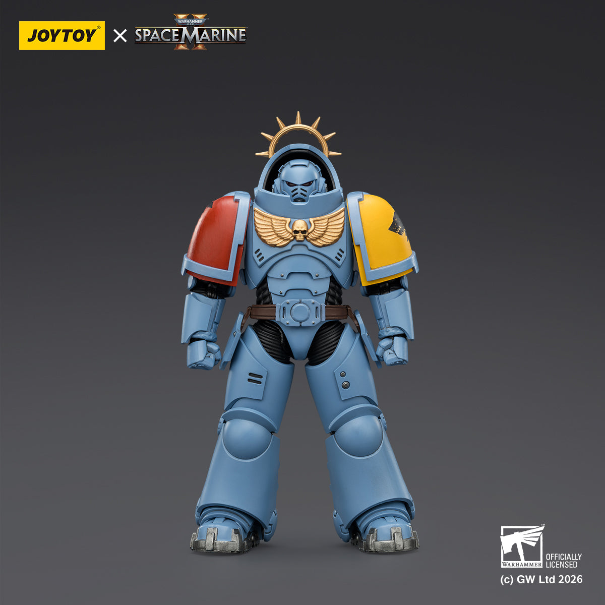 JoyToy Warhammer 40,000: Space Marine 2- Game Edition Space Wolves Heavy Intercessor with Heavy Bolt Rifle and Bolt Pistol