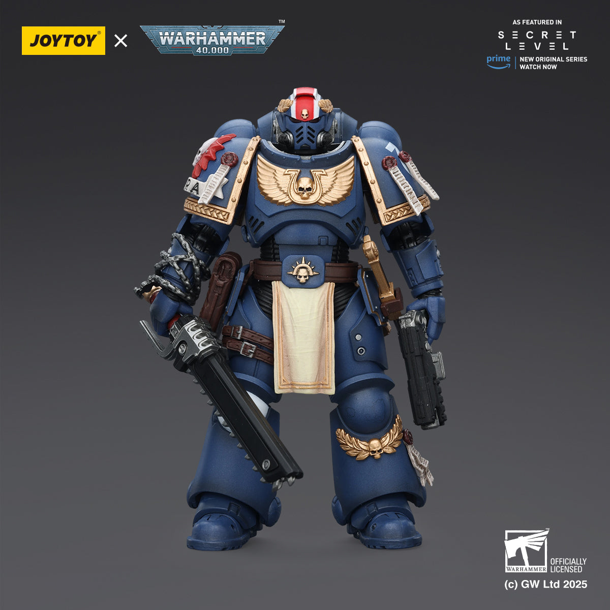 JOYTOY Warhammer 40,000 - Ultramarines Secret Lair Titus Squad Full 4-Piece Set