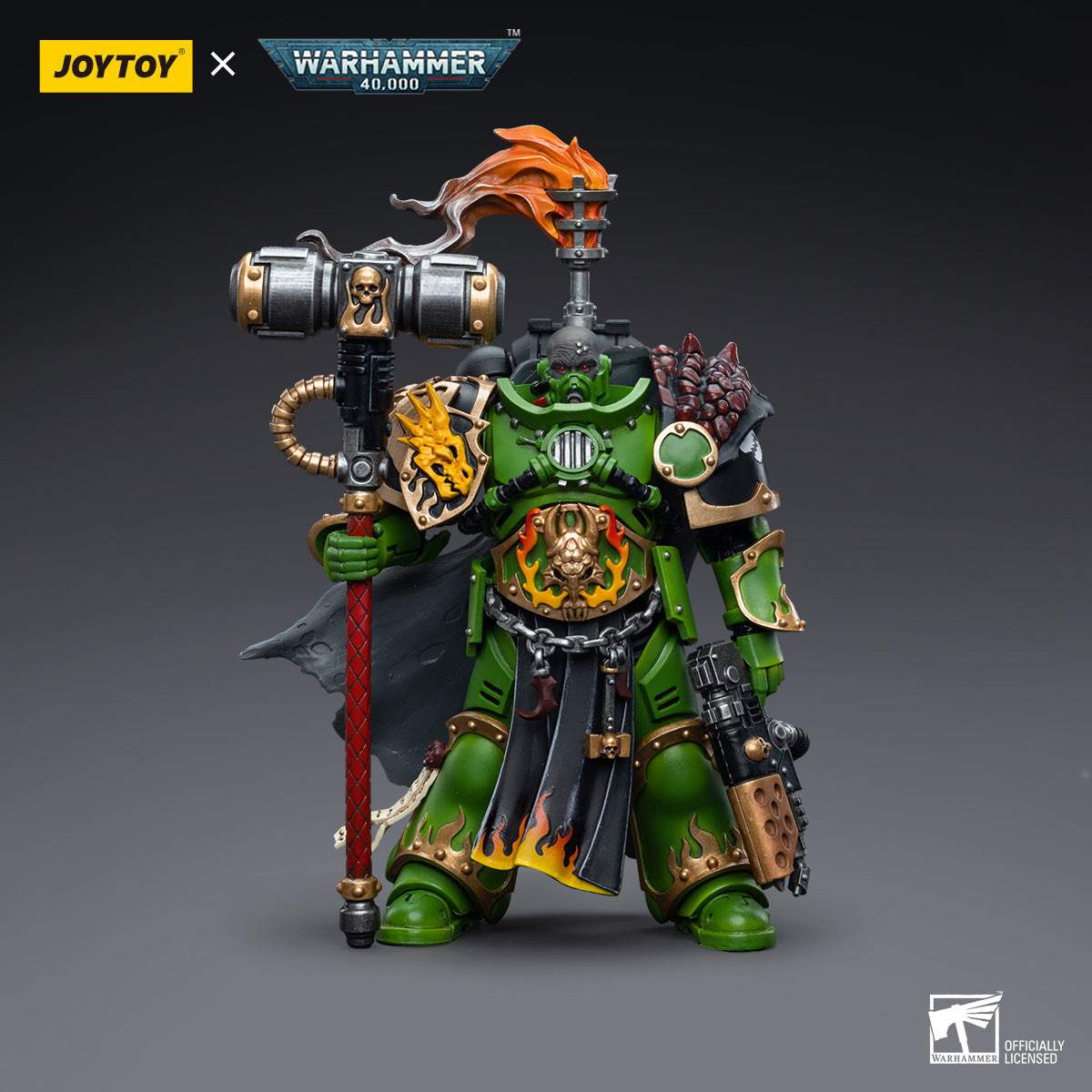 JOYTOY Warhammer 40,000 - Salamanders Captain Adrax Agatone