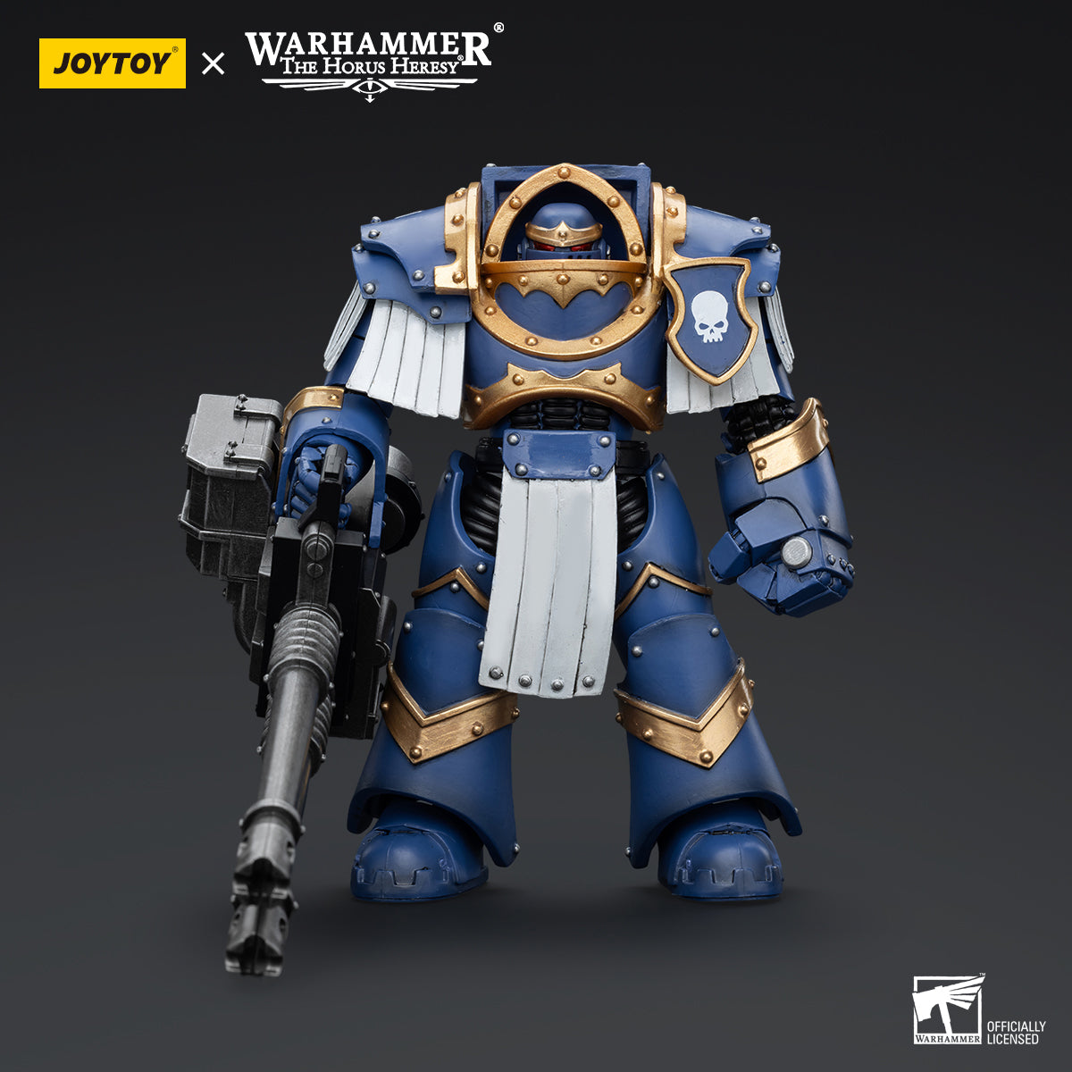JOYTOY Warhammer The Horus Heresy - Ultramarines Cataphractii Terminator Squad Terminator with Reaper Autocannon