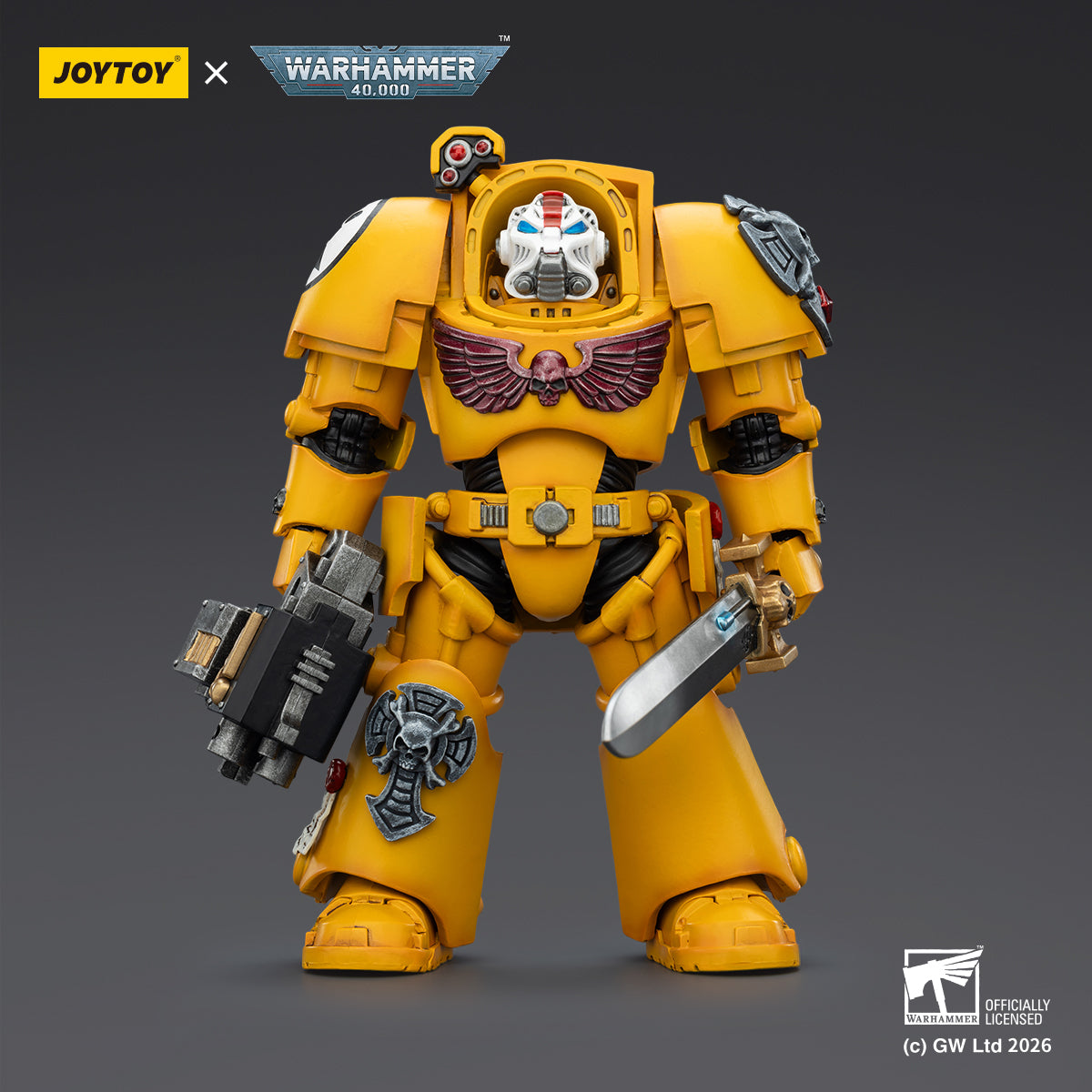 JOYTOY Warhammer 40,000 - Imperial Fists Terminator Squad (3-Man Unit)