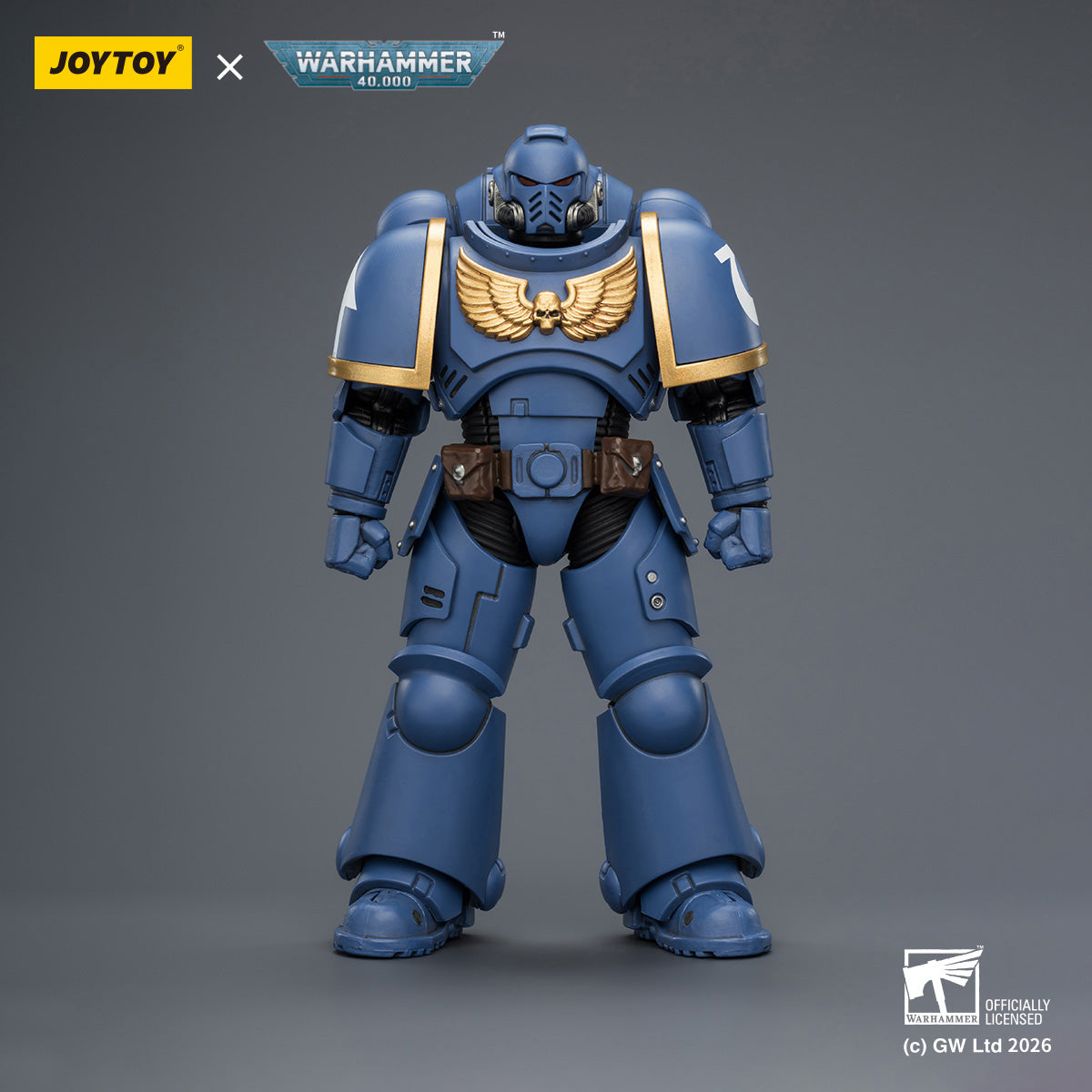 JOYTOY Warhammer 40,000 - Intercessor with Bolt Rifle, Bolt Pistol and Chainsword