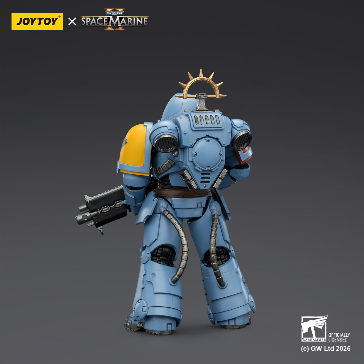 JoyToy Warhammer 40,000: Space Marine 2- Game Edition Space Wolves Heavy Intercessor with Heavy Bolt Rifle and Bolt Pistol