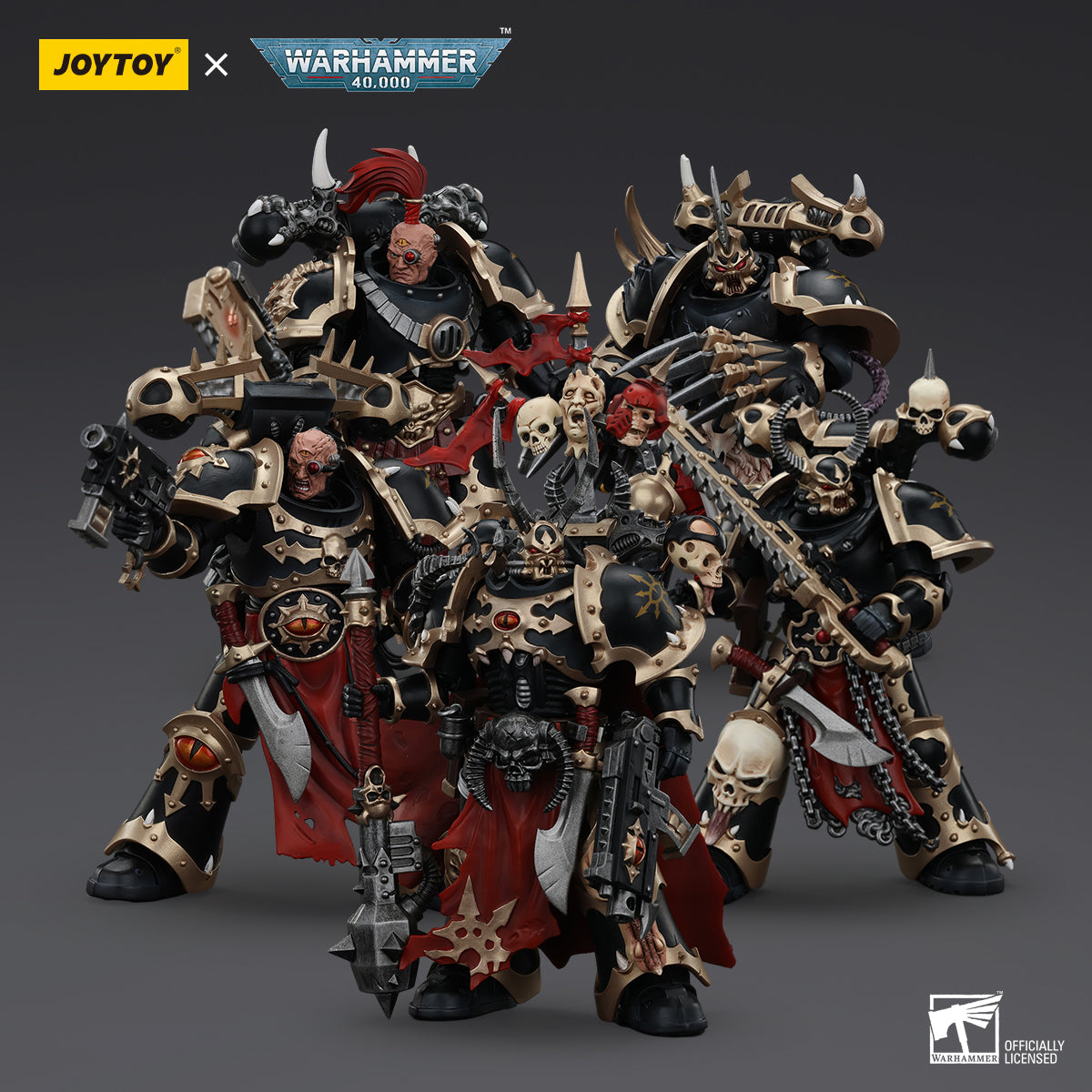 JOYTOY Warhammer 40,000 - Chaos Space Marines Black Legion Chosen