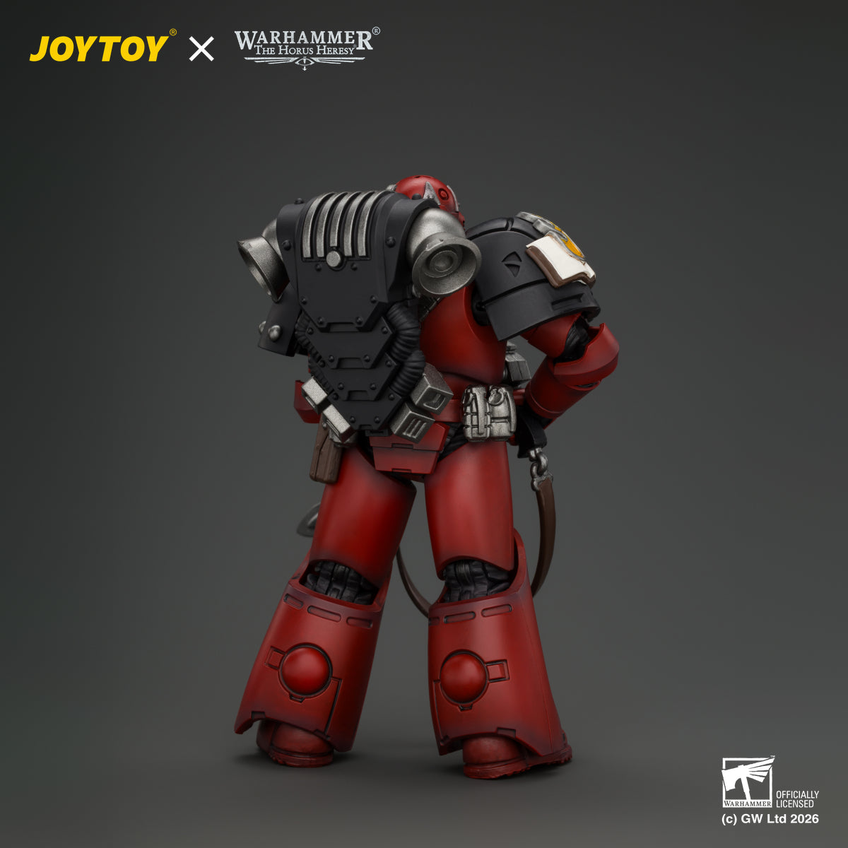 JOYTOY Warhammer The Horus Heresy Action Figure - Word Bearers MkVI Tactical Sergeant with Power Sword and Plasma Pistol