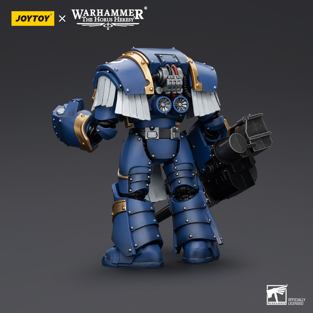 JOYTOY Warhammer The Horus Heresy - Ultramarines Cataphractii Terminator Squad Terminator with Reaper Autocannon