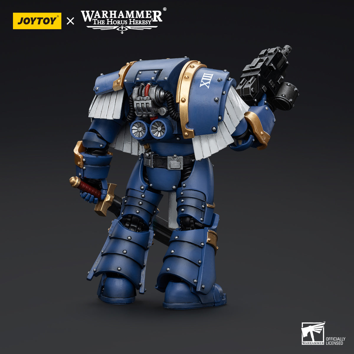 JOYTOY Warhammer The Horus Heresy - Ultramarines Cataphractii Terminator Squad Sergeant with Power Sword
