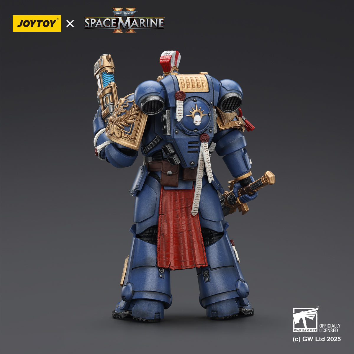 JOYTOY Warhammer 40,000: Space Marine 2 Ultramarines Relic Armour Veterans Squad (Set of 3)