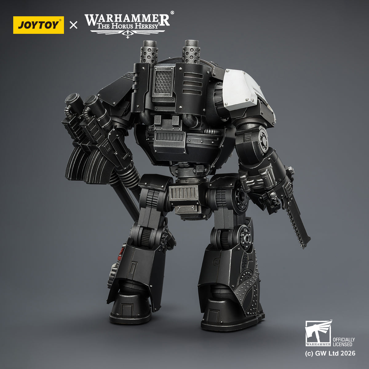 JOYTOY Warhammer The Horus Heresy - Raven Guard  Contemptor Dreadnought with Gravis autocannon and Chainfist