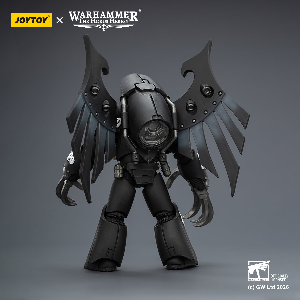 JOYTOY Warhammer The Horus Heresy - Raven Guard Dark Fury, Chooser of the Slain with Raven's Talon claws