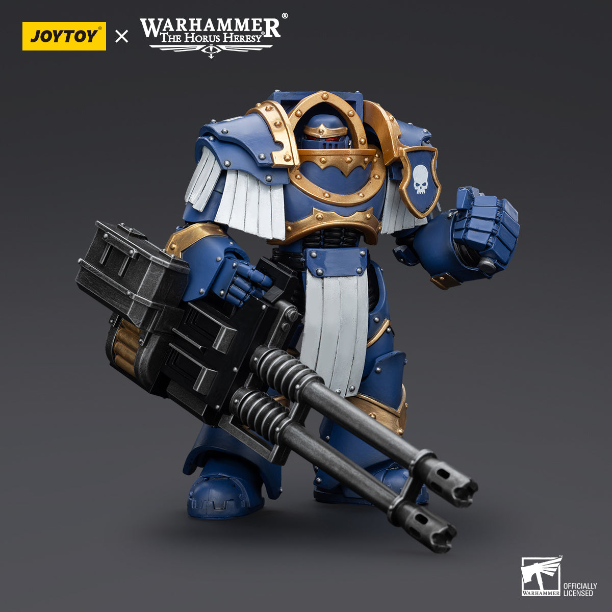 JOYTOY Warhammer The Horus Heresy - Ultramarines Cataphractii Terminator Squad Terminator with Reaper Autocannon