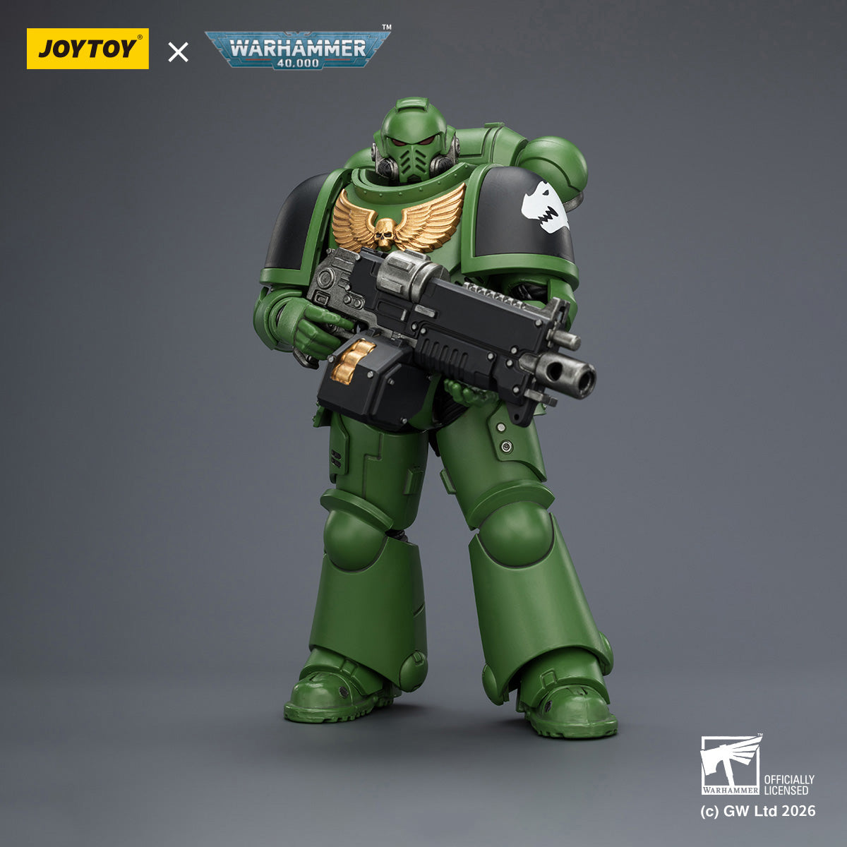 JOYTOY Warhammer 40,000 - Intercessor with Bolt Rifle, Bolt Pistol and Chainsword