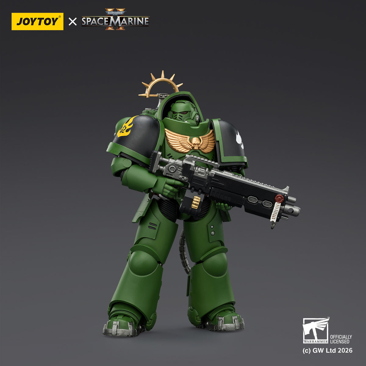 JoyToy Warhammer 40,000: Space Marine 2- Game Edition Salamanders Heav