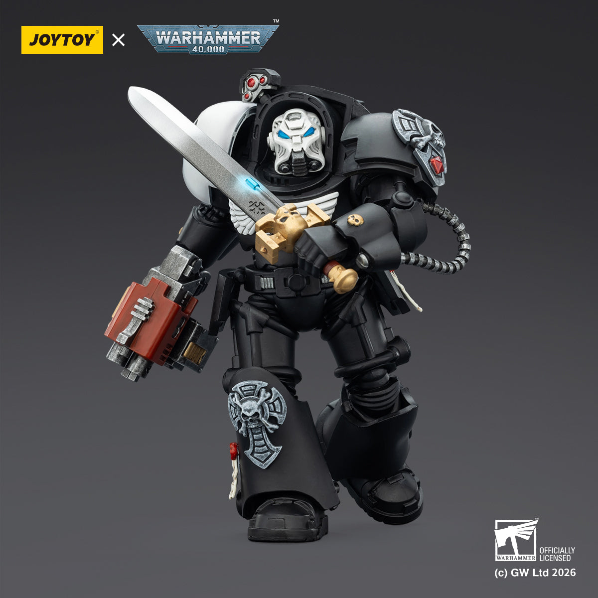 JOYTOY Warhammer 40,000 - Raven Guard Terminator Squad (3-Man Unit)