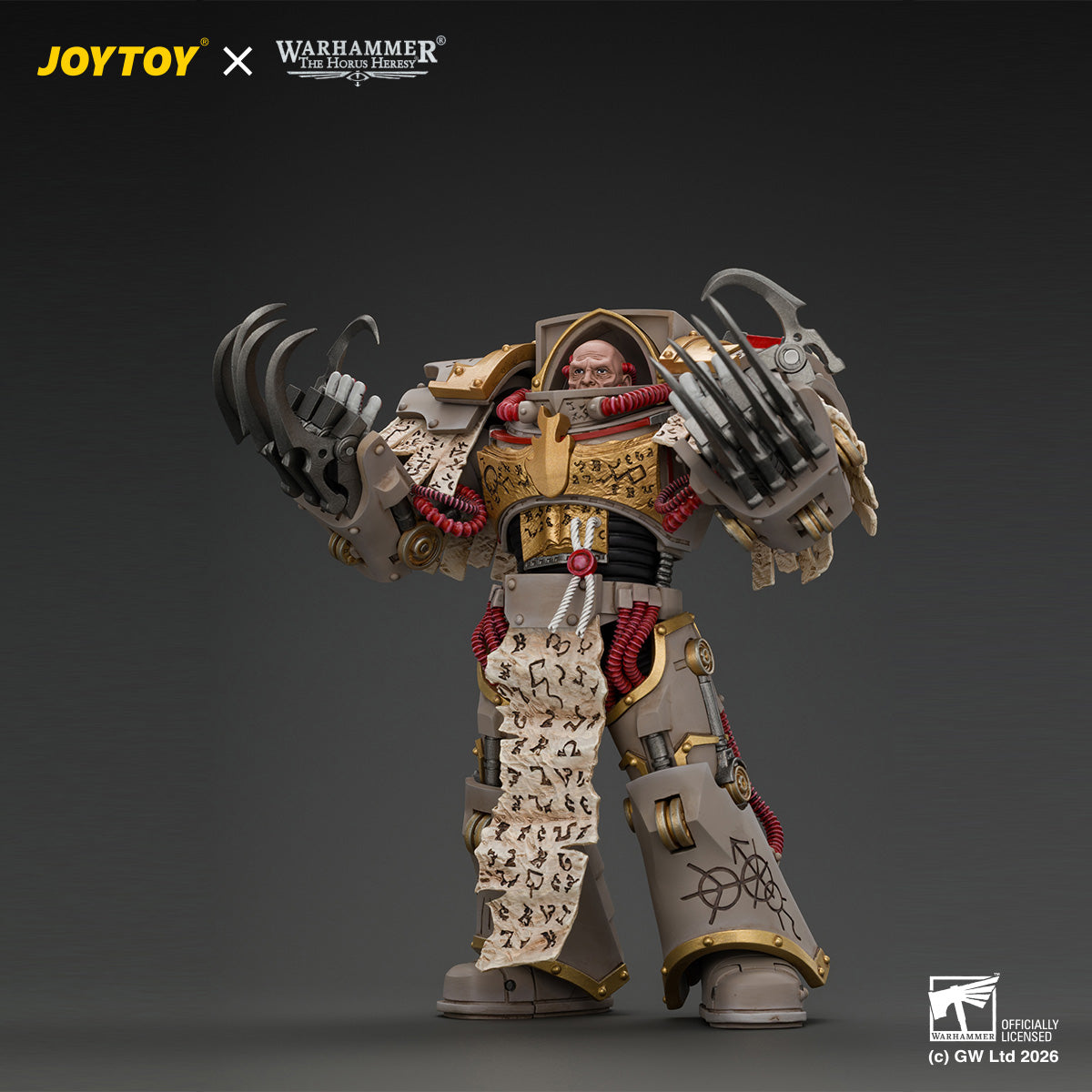 JOYTOY Warhammer The Horus Heresy - Word Bearers Kor Phaeron with Patriarch's Claws