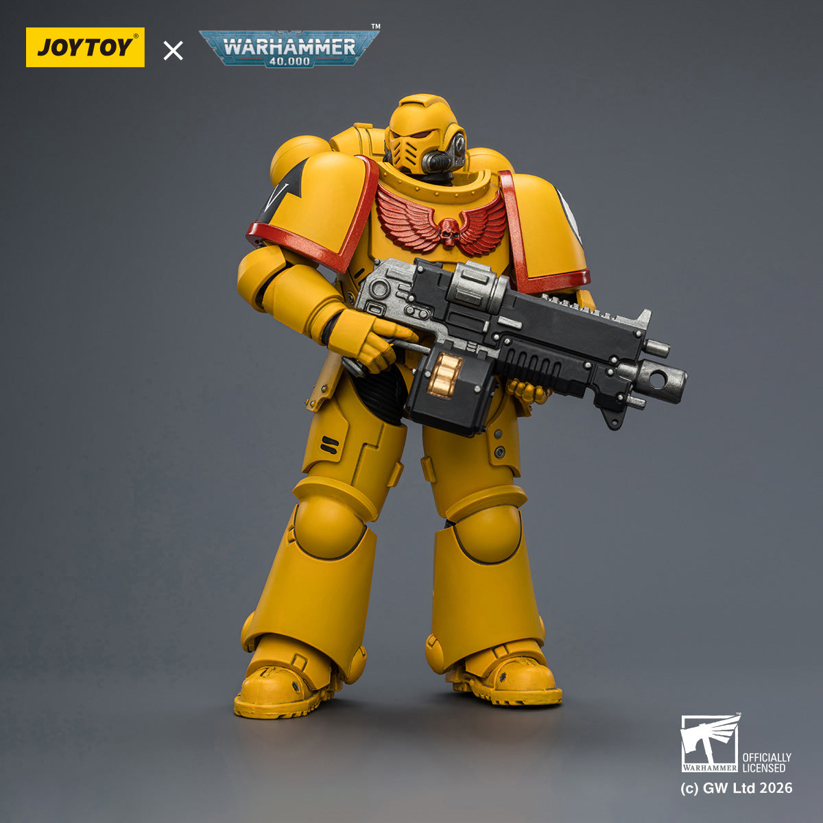 JOYTOY Warhammer 40,000 - Intercessor with Bolt Rifle, Bolt Pistol and Chainsword