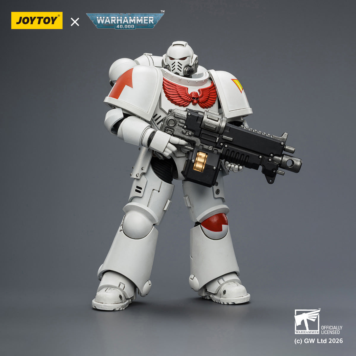 JOYTOY Warhammer 40,000 - Intercessor with Bolt Rifle, Bolt Pistol and Chainsword