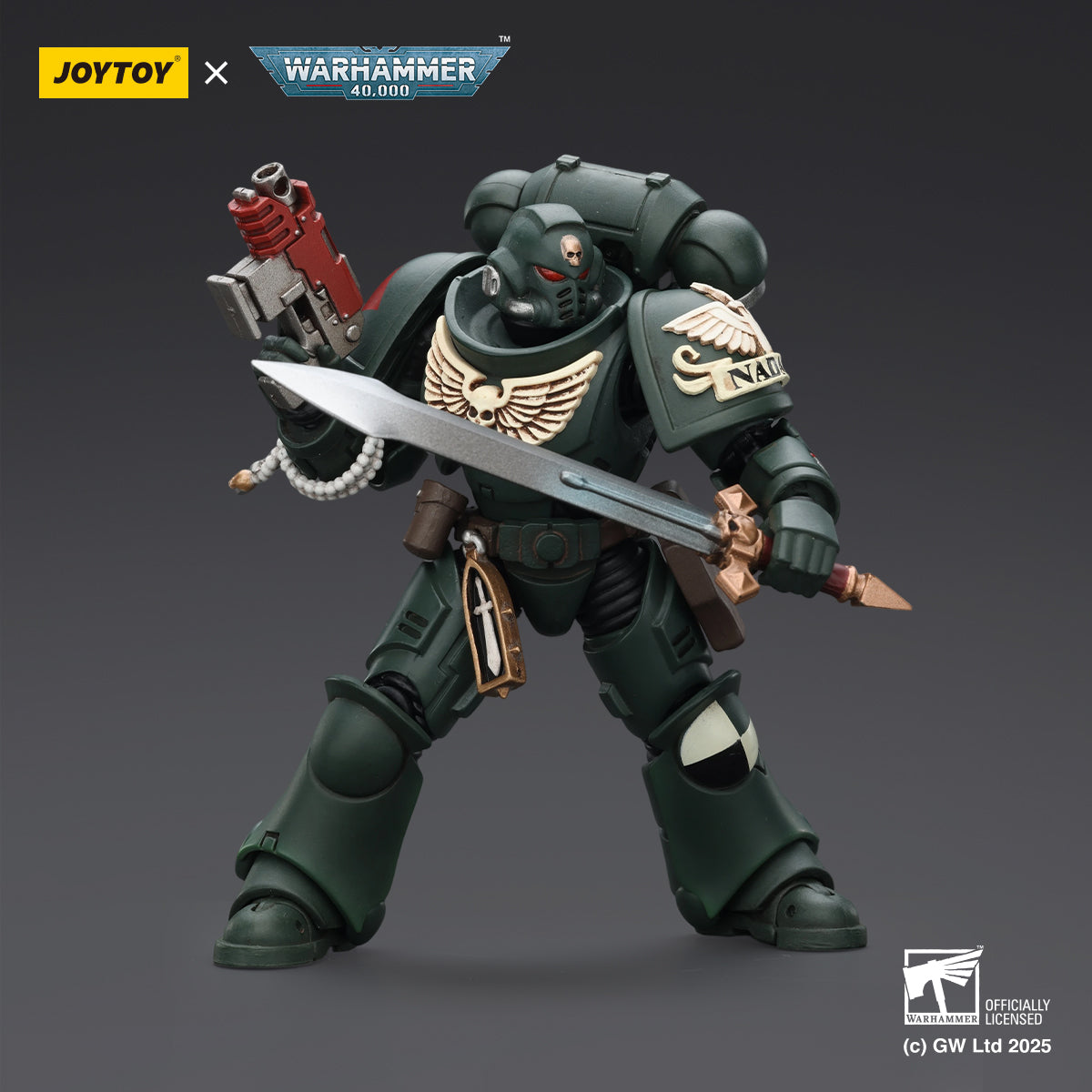 JOYTOY Warhammer 40,000 - Dark Angels  Intercessors Brother Nadael