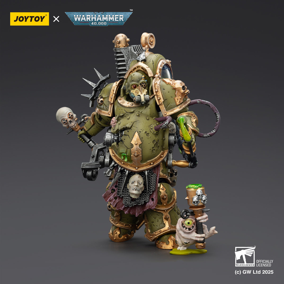 JOYTOY Warhammer 40,000 - Death Guard Foul Blightspawn with Plague Sprayer