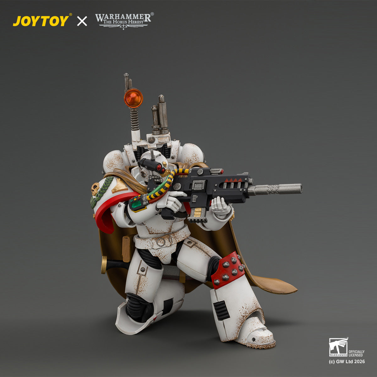 JOYTOY Warhammer The Horus Heresy -White Scars Legion Vigilator with Nemesis rifle and Bolt Pistol