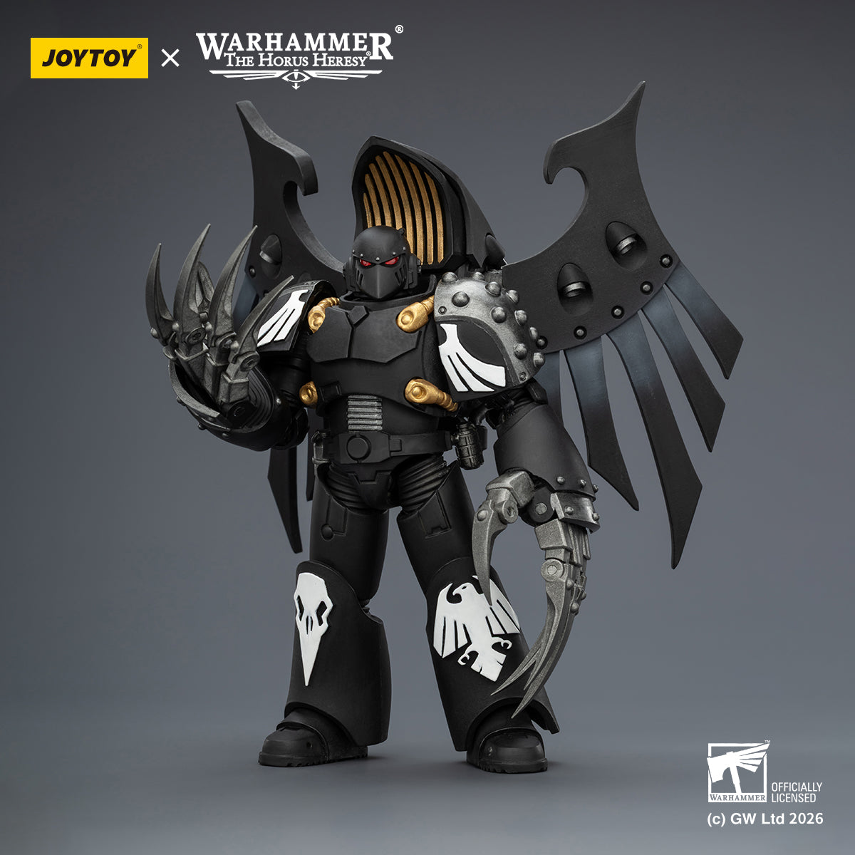 JOYTOY Warhammer The Horus Heresy - Raven Guard Dark Fury with Lightning Claws