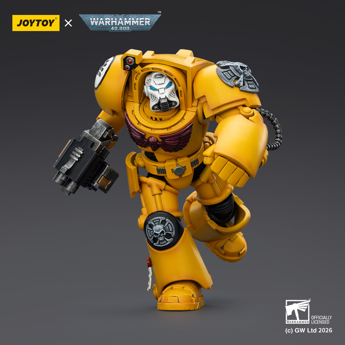 JOYTOY Warhammer 40,000 - Imperial Fists Terminator Squad (3-Man Unit)