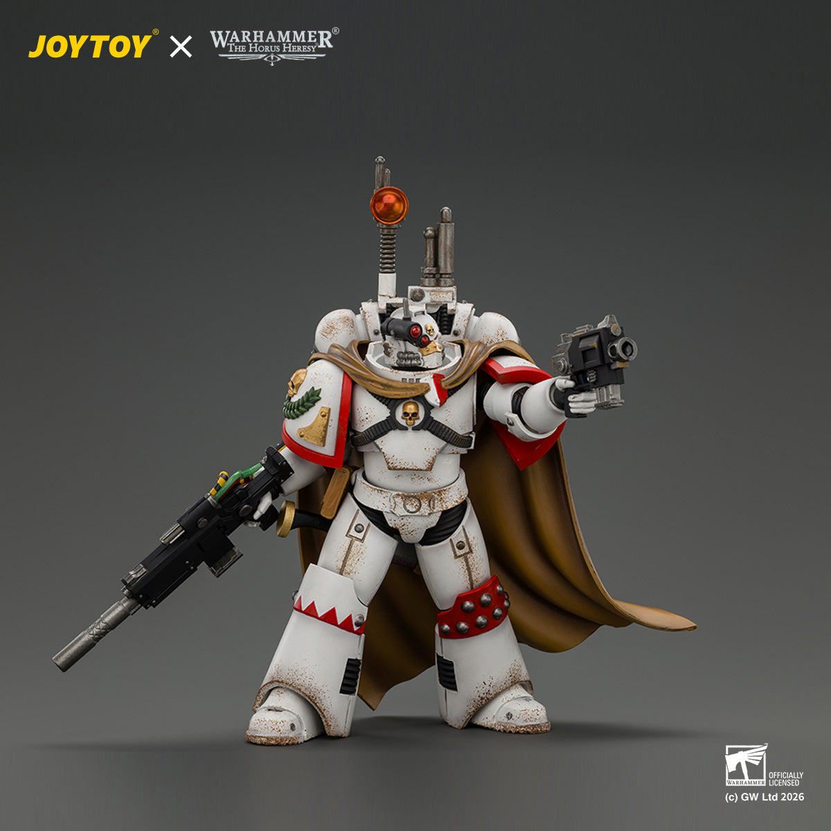 JOYTOY Warhammer The Horus Heresy -White Scars Legion Vigilator with Nemesis rifle and Bolt Pistol