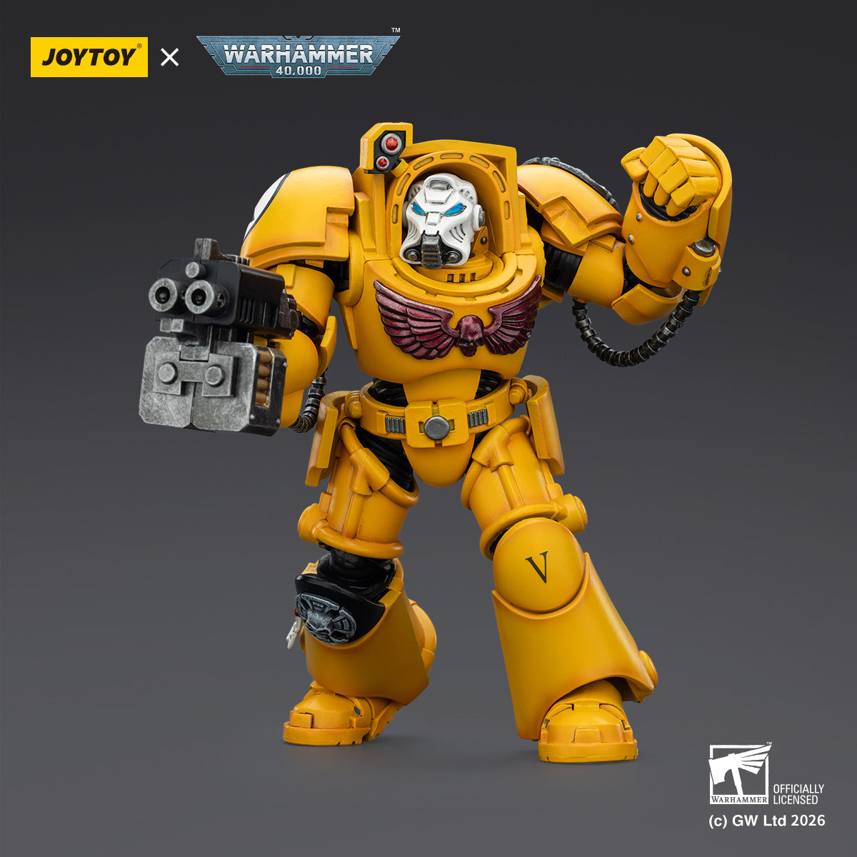 JOYTOY Warhammer 40,000 - Imperial Fists Terminator Squad (3-Man Unit)