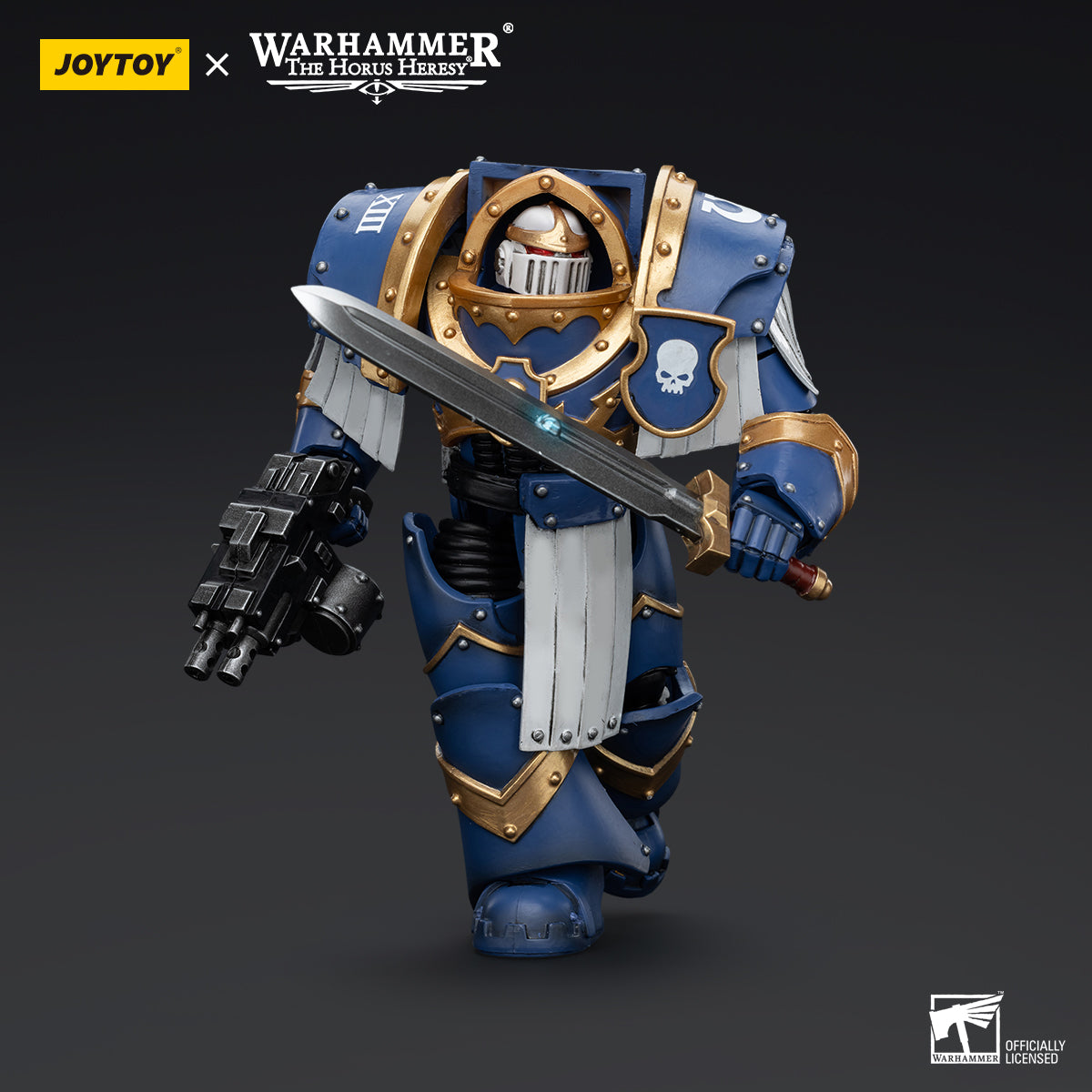 JOYTOY Warhammer The Horus Heresy - Ultramarines Cataphractii Terminator Squad Sergeant with Power Sword