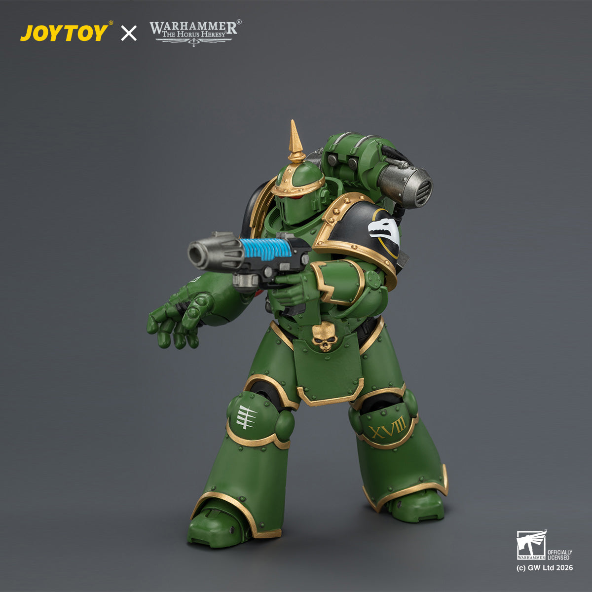 JOYTOY Warhammer The Horus Heresy -Salamanders MK III Tactical Legionary with Plasma Pistol and Bolt Pistol