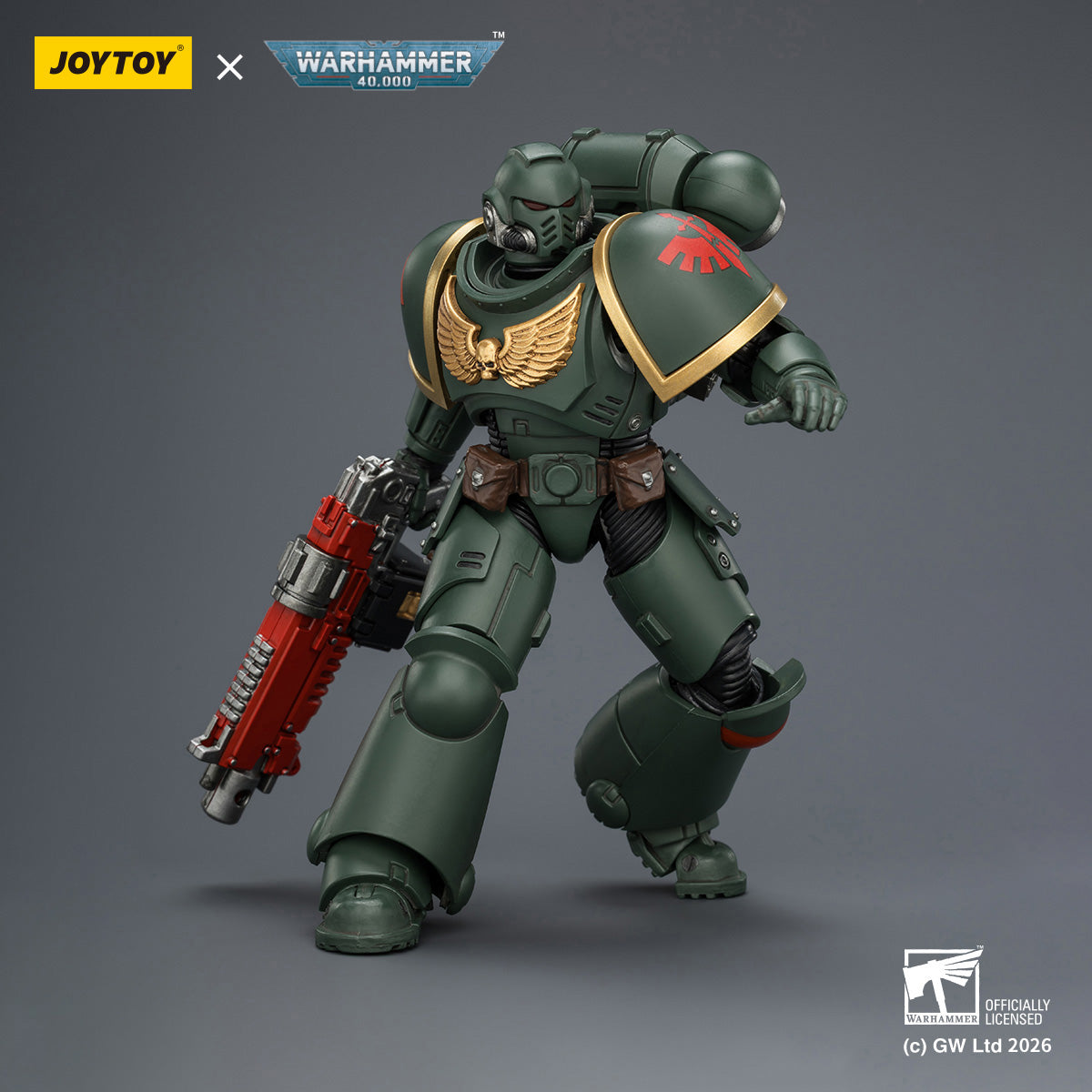 JOYTOY Warhammer 40,000 - Intercessor with Bolt Rifle, Bolt Pistol and Chainsword
