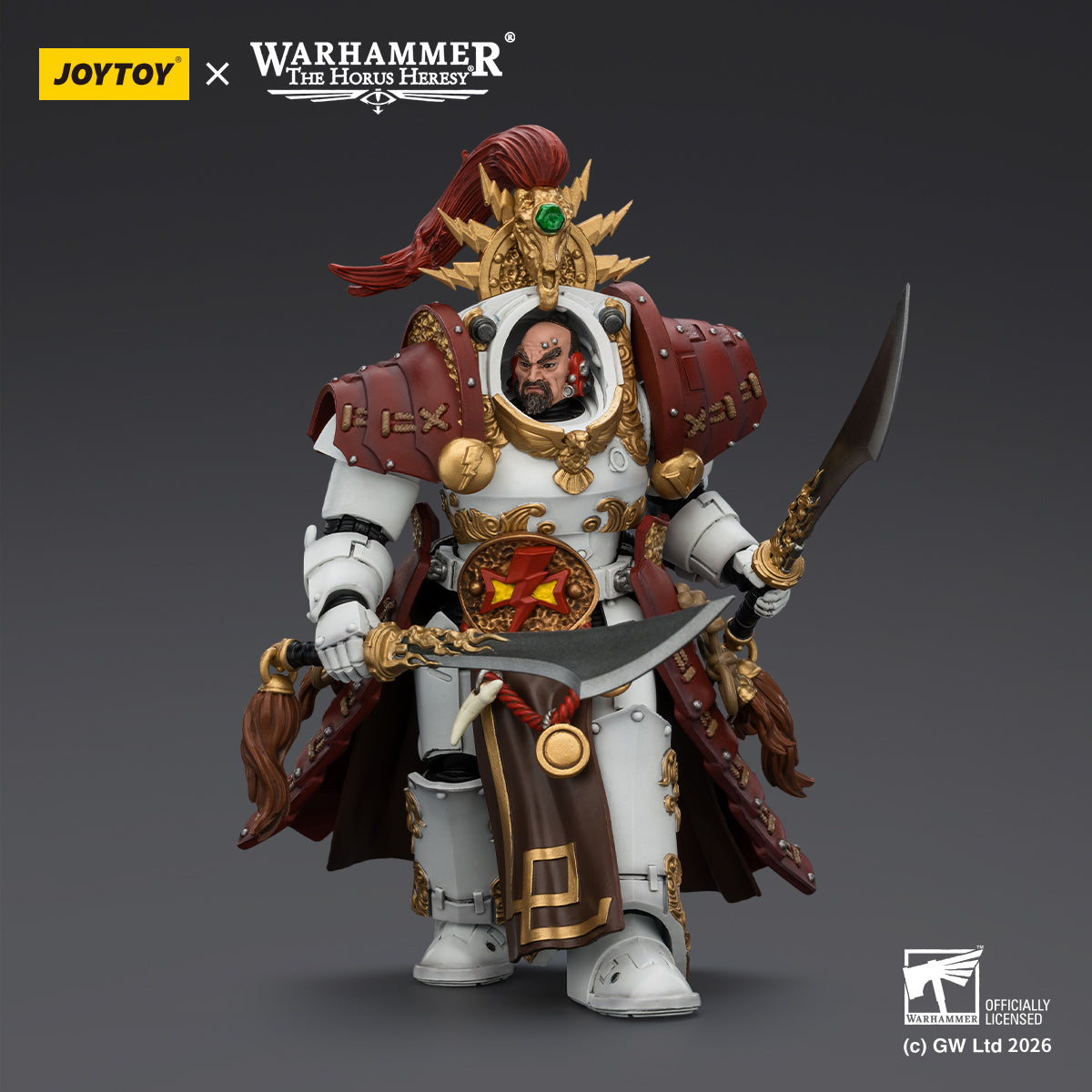 JOYTOY Warhammer The Horus Heresy - White Scars Qin Xa - Master of the Keshig with paired blades‘theTails of the Dragon'