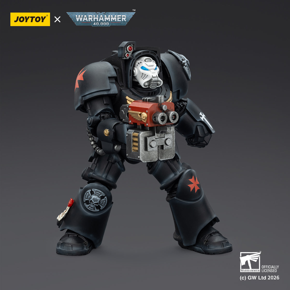 JOYTOY Warhammer 40,000 - Black Templars Terminator Squad (3-Man Unit)