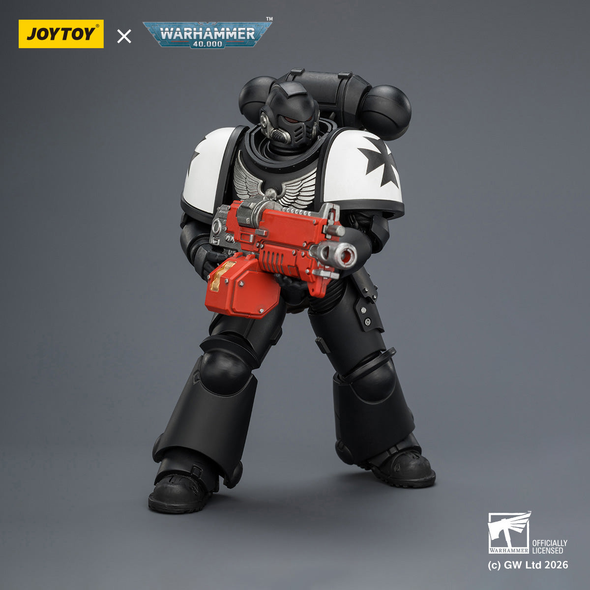 JOYTOY Warhammer 40,000 - Intercessor with Bolt Rifle, Bolt Pistol and Chainsword